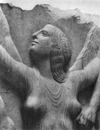 Рождение Афродиты (Фрагмент. 475-450 гг. до н.э. Рим. Музей Терм)