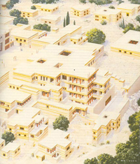 Схема дворца царя Миноса