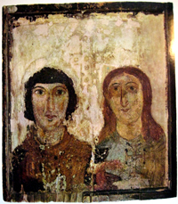 Мученик и мученица (VI-VII века)